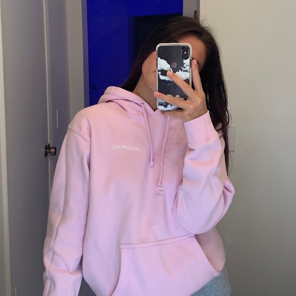 shadow hill pink hoodie